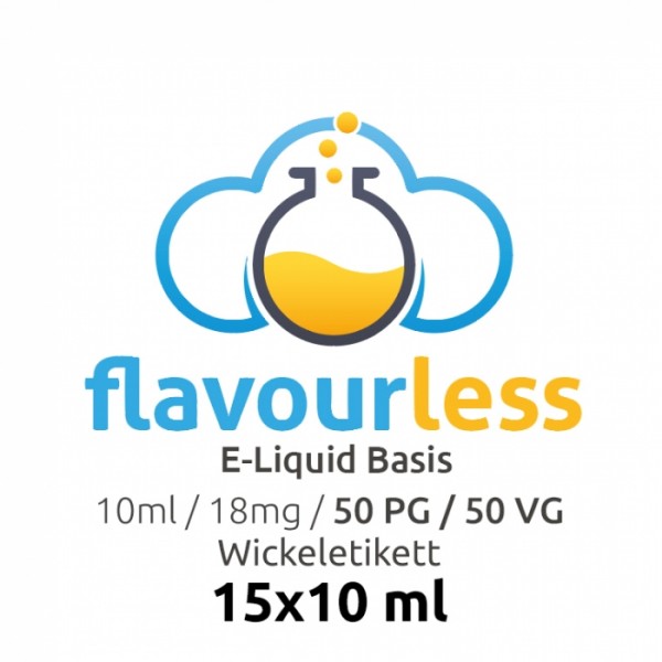 flavourless NIKOTINSHOTS 50/50 18mg 15 Stk.