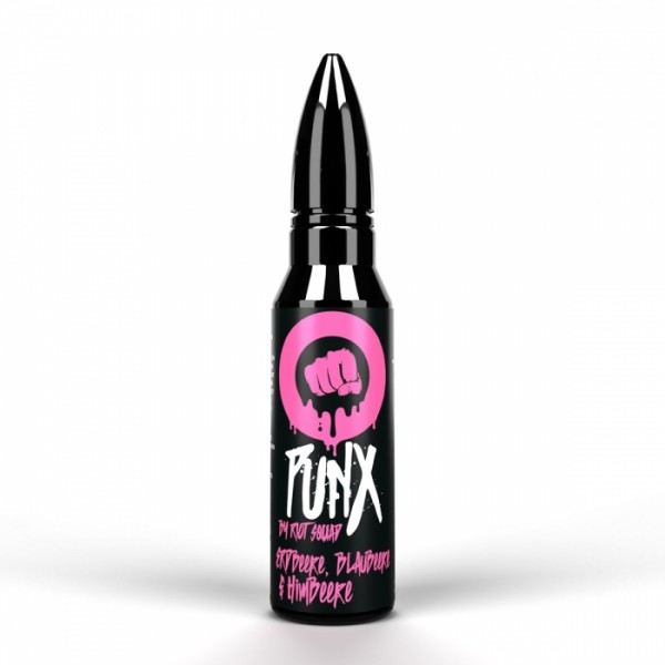 Riot Squad Aroma PUNX STRAWBERRY BLUEBERRY RASPBERRY Longfill